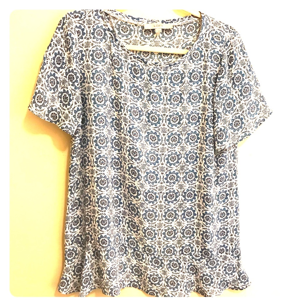 Loft silk teeshirt